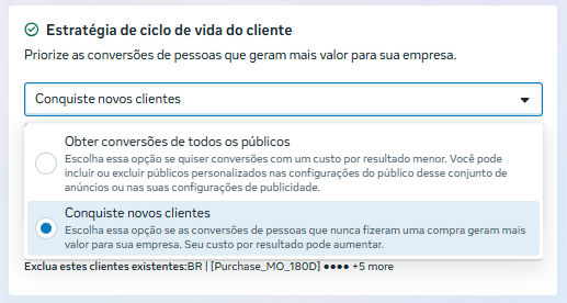 Estratégia de ciclo de vida do cliente